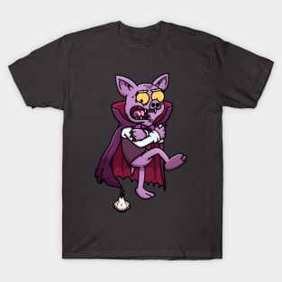 Scared Old Vampire Bat T-Shirt